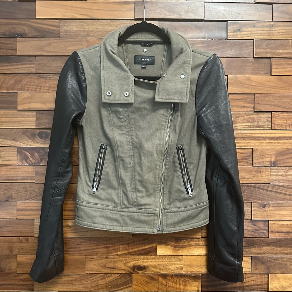 Mackage Women's Black and Olive Jacket